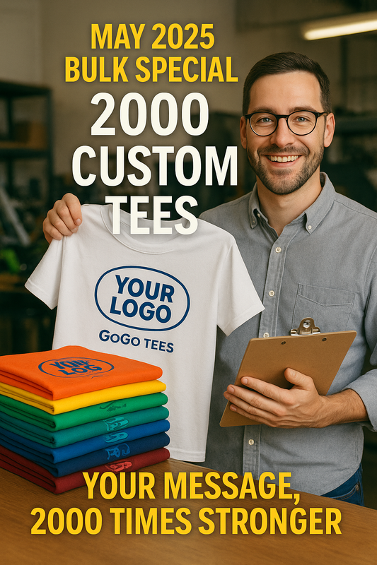 2000+ Custom GoGo Tees & Membership Perks